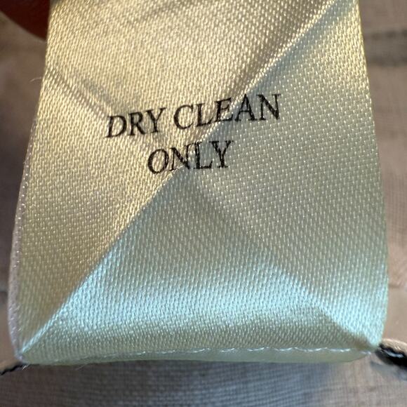 Neiman Marcus Womens Linen Jacket Wood Buttons Size M Lagenlook Minimalist VTG - Picture 6 of 6